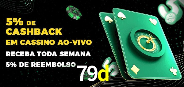 Promoções do cassino ao Vivo 79d